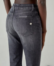 Jeans Lola organic nero shaft