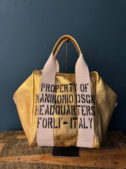 Borsa lady 24 P.M. laminata Gold